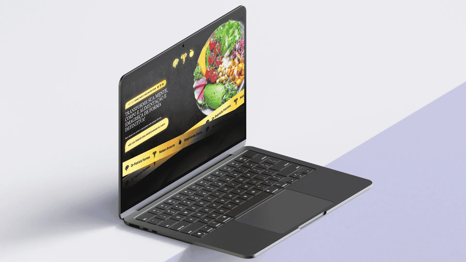 Projeto BMN - Landing Page estratégica de lançamento para produto de nutrição desenvolvida pela PUMP